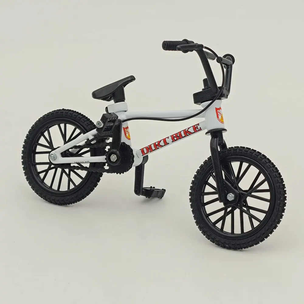 FLICK TRIX Miniature BMX Finger Bike PREMIUM Bicycle Diecast Toys Gift S&M DIRT -White
