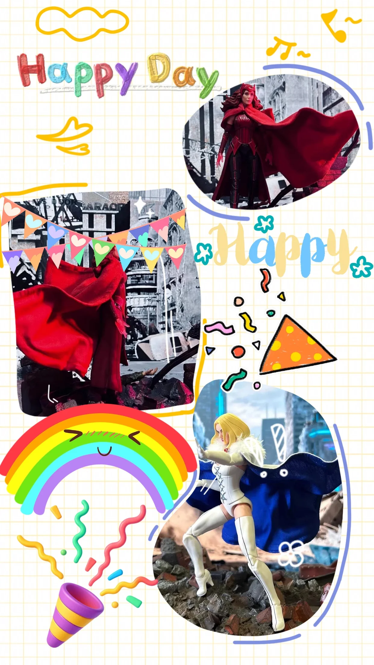 

【No Figure】Handmade 1/12 Scale Female Soldier Clothing Accessories Multiple Styles Cloaks For 6''Action Figure Toys Fit Marvel