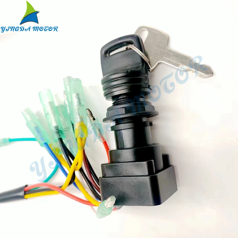 Lgnition Switch Key Assy 703-82510-43 for Yamaha Outboard Motors Control Box 703-82510 Boat Accessories