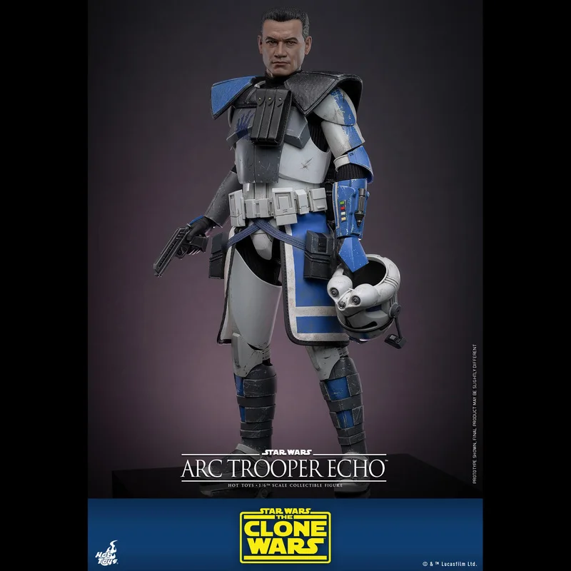 In Magazzino HOTTOYS HT 1/6 TMS133 Star Wars The Clone Wars Arc Trooper Five Echo Action Figure da collezione Modello Giocattolo A Sorpresa Regalo