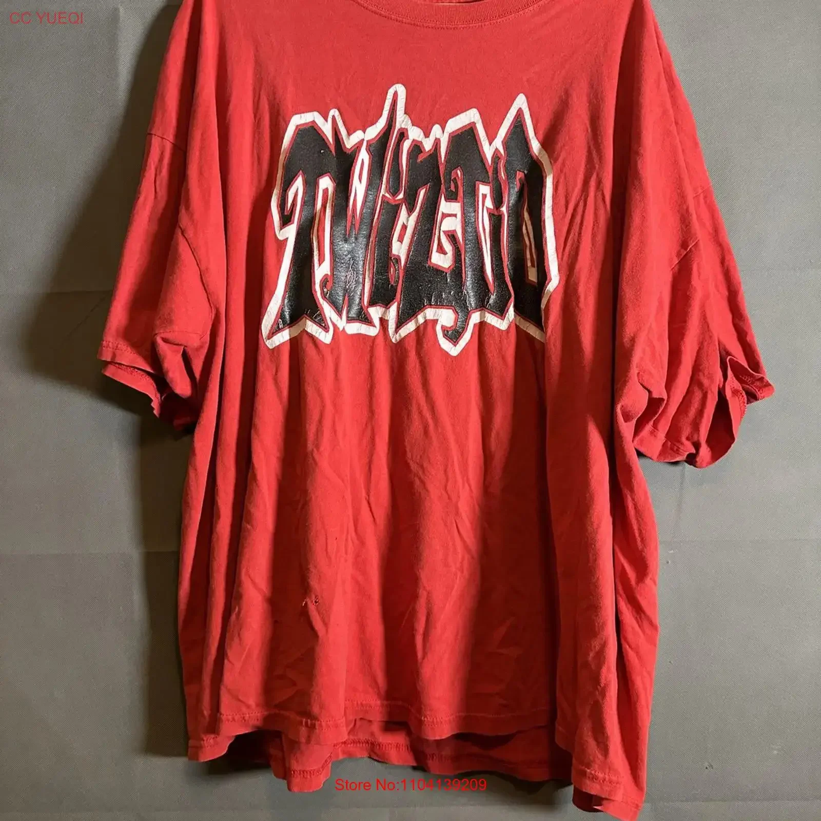 Vintage Twiztid T Shirt Mens 3XL Red Mostasteless Album Psychopathic Records 90s vintage Washed Stylish fashion Breathable