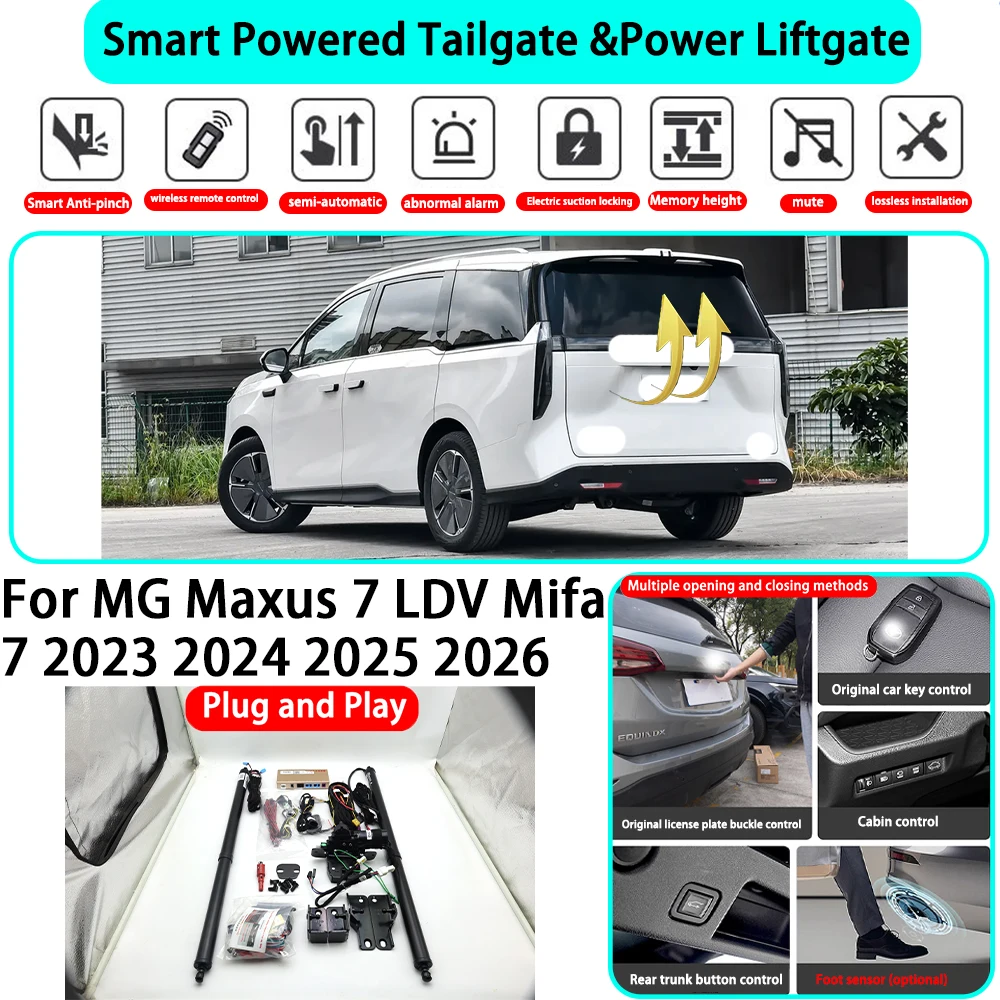 for MG Maxus 7 LDV Mifa 7 2023 2024 2025 2026 OEM Smart Automatic Powered Tailgate Electric Power Tailgate Lift Kit Key Close ﻿