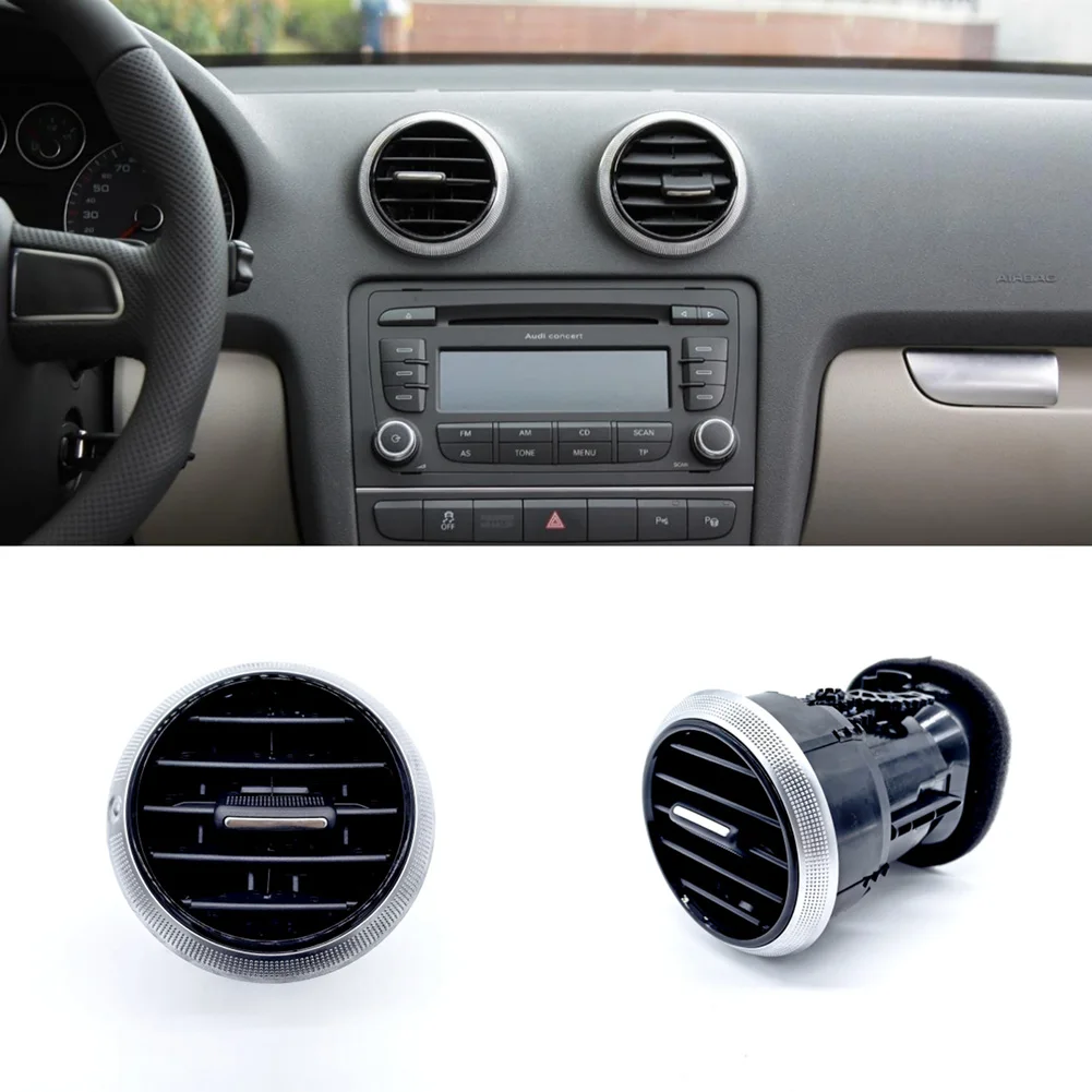 2PCS Car Front DashBoard Air Vent For A3 S3 8P 2008-2012 8P0820901C Accessories Replacement Installation