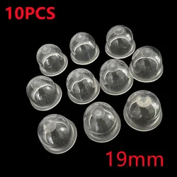 10PCS Carburetter Primer Chainsaws Trimmer Brushcutter Clear Eradicator Bulb Tool 19/22mm White Transparent Oil Bubble Fuel Pump