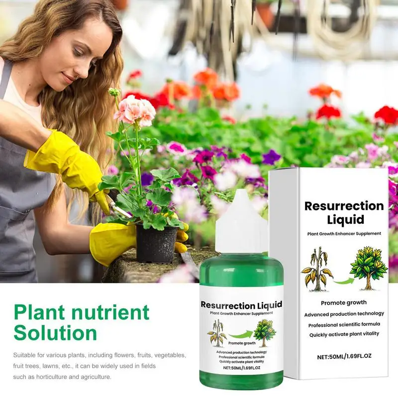 plant nutrient solution Plant Growth Enhancer Succulent Root Booster Indoor Plant Fertilizer Plant Nutrient Solution 50ml