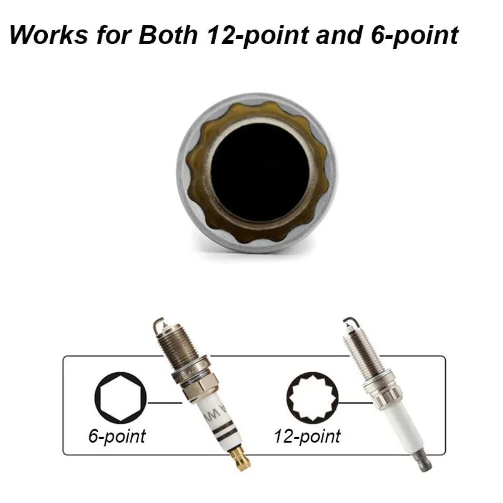 

Магнитная искровая головка с поворотной головкой 14 мм и 16 мм для автомобильной механики с конструкцией из хром-ванадиевой стали
