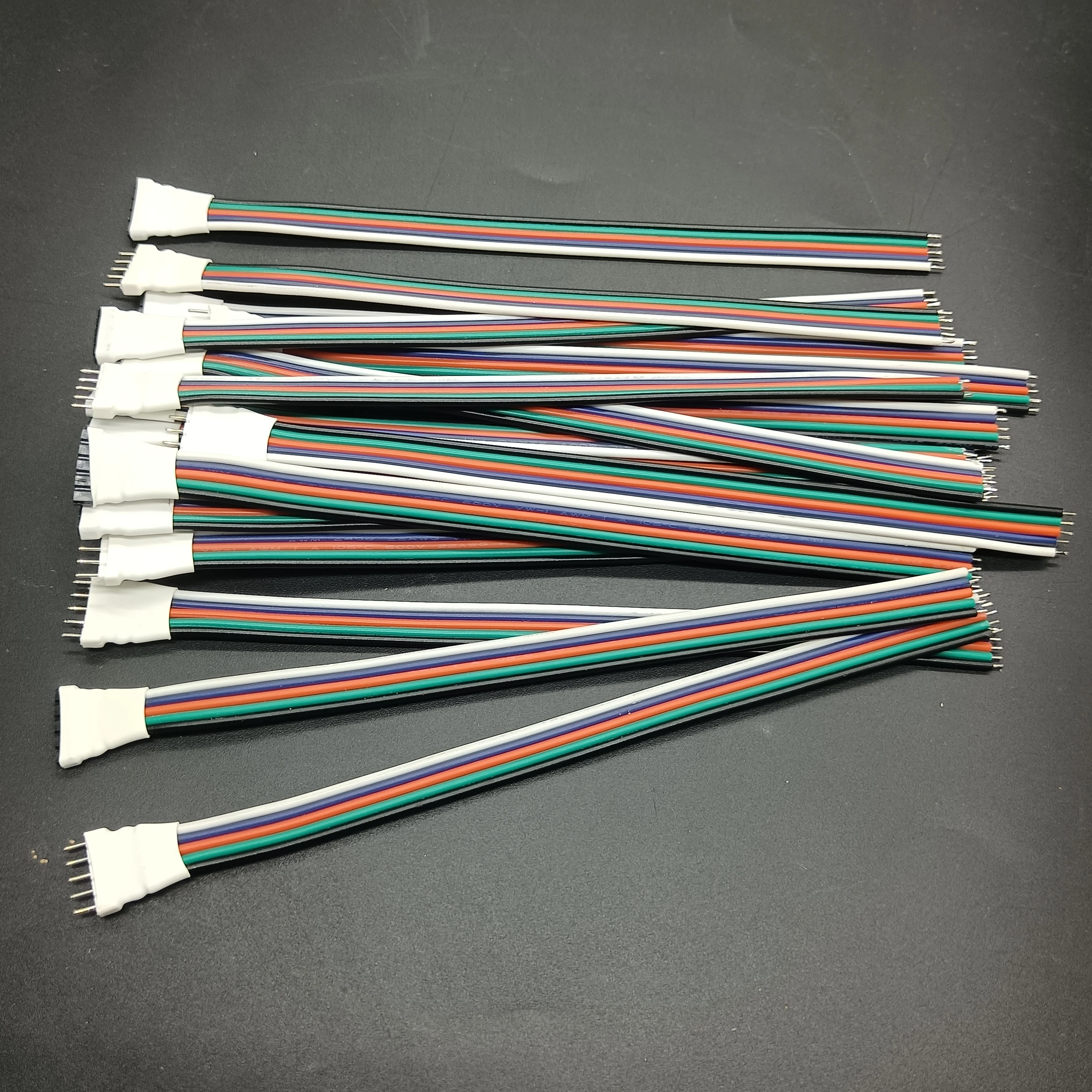 5 Pcs 4 Pin/5 Pin LED Cable Male Female Connector Adapter Wire For 5050 3528 SMD RGB RGBW led strip light RGB RGBW LED Controll