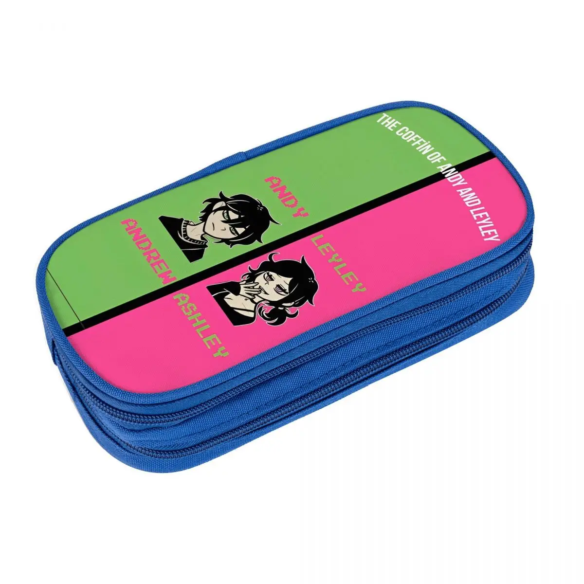 Cute Ashley And Andrew The Coffin Of Andy And Leyley  Pencil Case Large Capacity Pencil Bag Girls Boys Zipper School Pencil Case