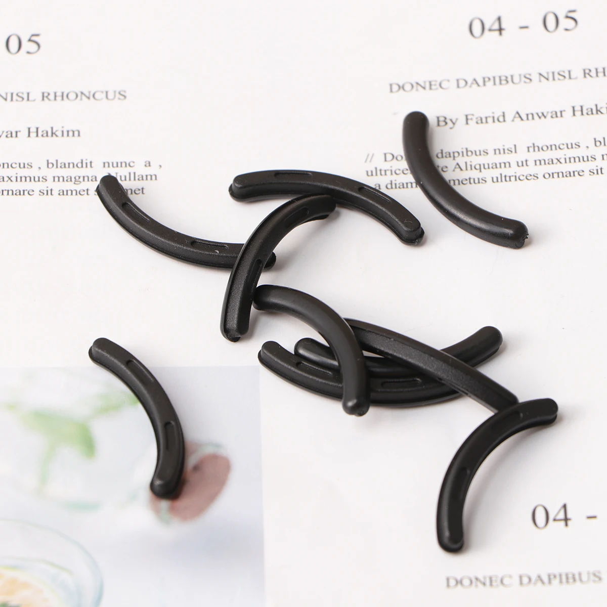 10 Stück Premium-Wimpernständer aus Silikon, flexible Wimpernlifting-Stäbe für natürliche falsche Wimpernlift, Schönheitswerkzeuge für den täglichen Gebrauch