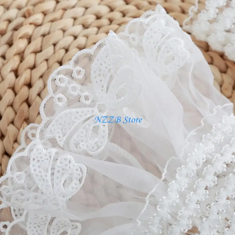 

T21F Embroidery Flower Arm Covers Comfortable Decorative Sleeves Wrist Cuff Sleeves For Women Teens Fashion Accessories