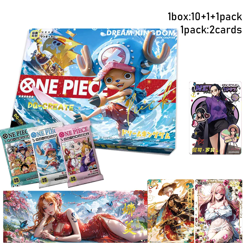 New DQ One Piece Collection Cards Heka Final Island Metal Acrylic Diamond Jade Card Lsp Anime Trading Cards