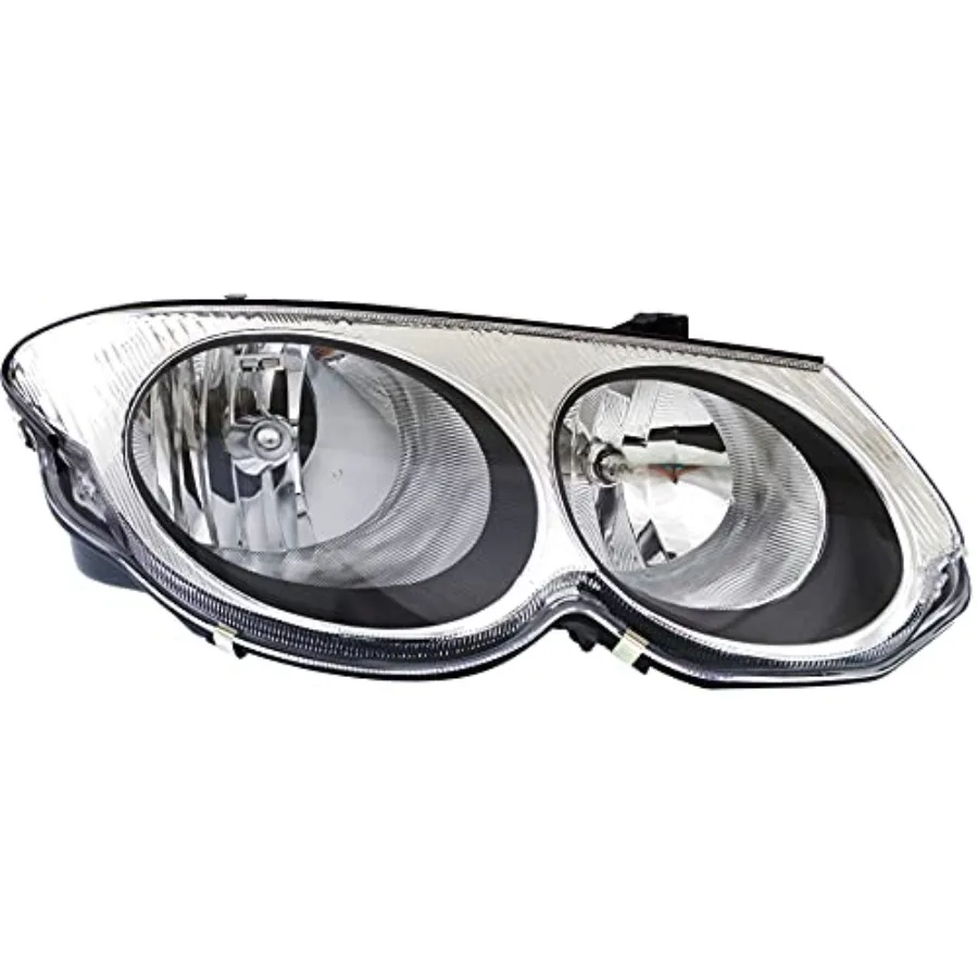 استبدال مجموعة المصابيح الأمامية اليمنى لكرايسلر 300M 19992004 مع لمبة هالوجين حل الإضاءة عالية الوضوح لني #2