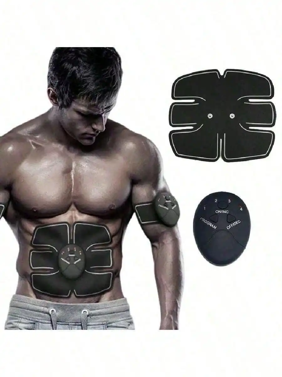 Estimulador Muscular EMS, Entrenador Abdominal, Dispositivo de Entrenamiento de Glúteos, Masajeador de Fitness