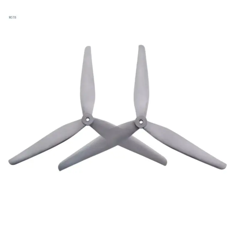 1 Pair HQprop 11x4.5x3 Propellers 1145 3 Paddles Leaf Propellers CW & CCW for FPVs 11inch Long Distanced Drones Repair Dropship