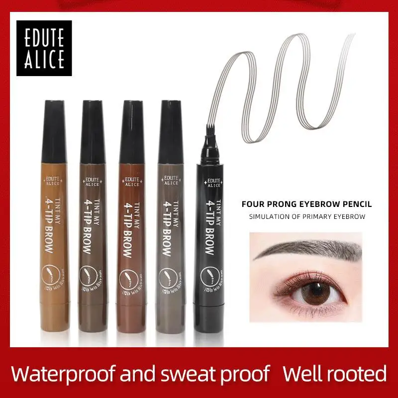 

4 Point Eyebrow Pencil Maquillajes Para Mujer Waterproof Liquid Eyebrow Pen Makeup Long Lasting Cosmetic Microblade Brow Pencil