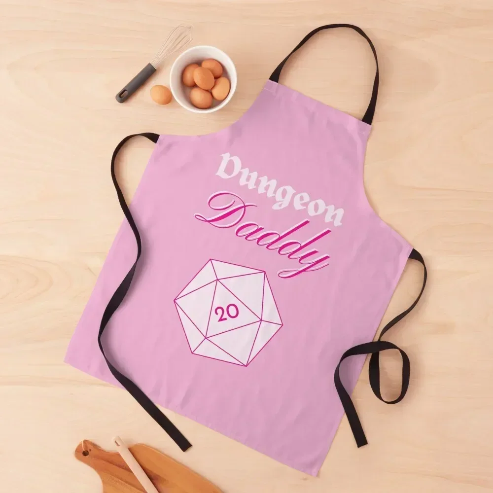 Dungeon Daddy DnD Apron chef for man Ladies Goods For Home And Kitchen Apron