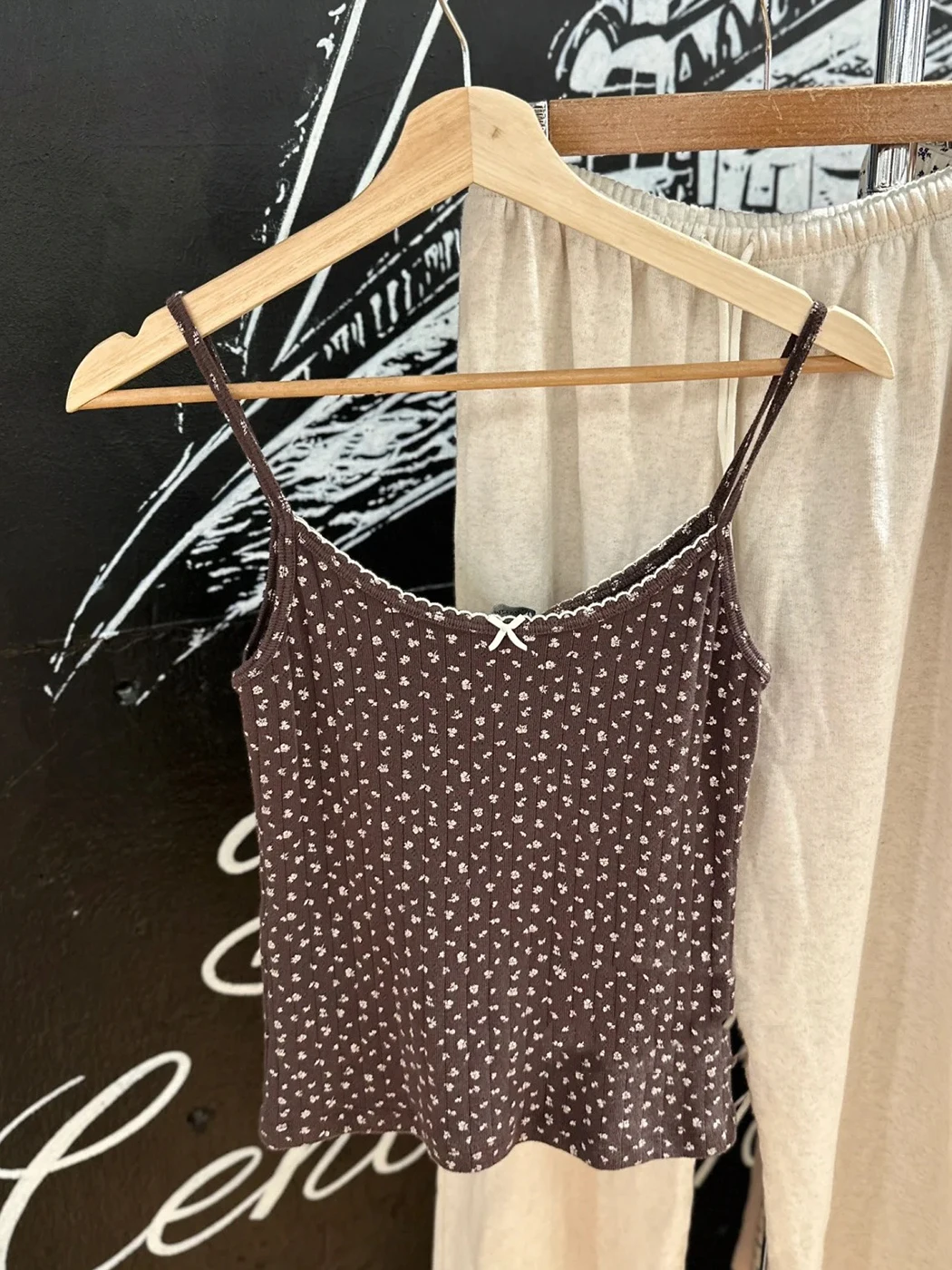 

Floral Striped Eyelet Tank Top Women Summer Clothes Cotton Sexy Camisole Tops Girls Camis Crop Tops Y2k Streetwear 2025