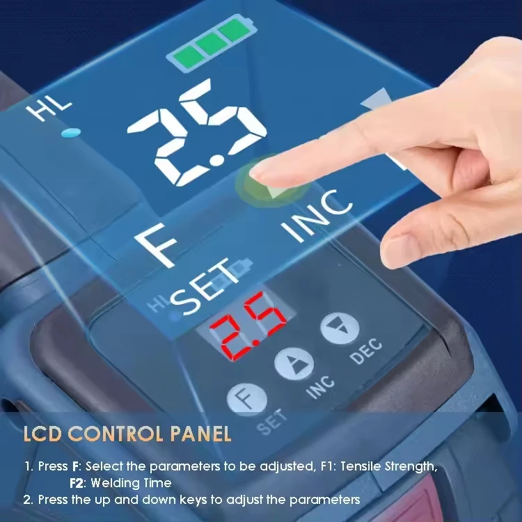 Factory Sales Battery Powered Electric Handheld Plastic Steel Strapping Machine Tool for PET/PP Straps view 4