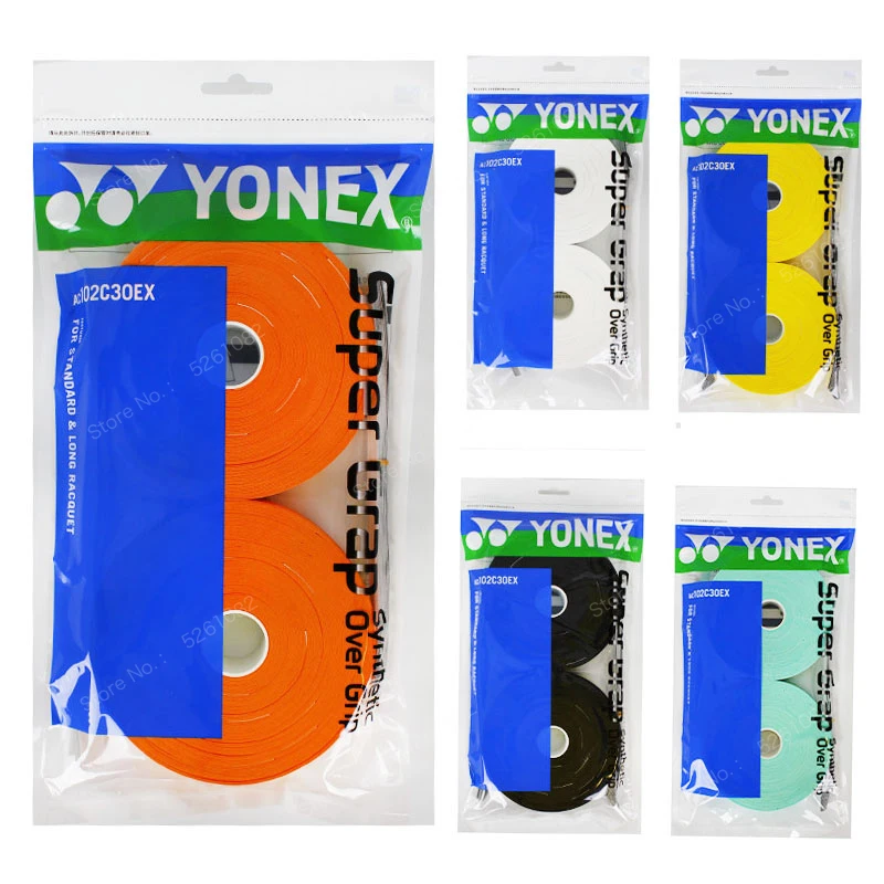 Original YONEX Badminton Racket Overgrip Sticky 30pcs Super GRAP Shuttlelock Padel Grips