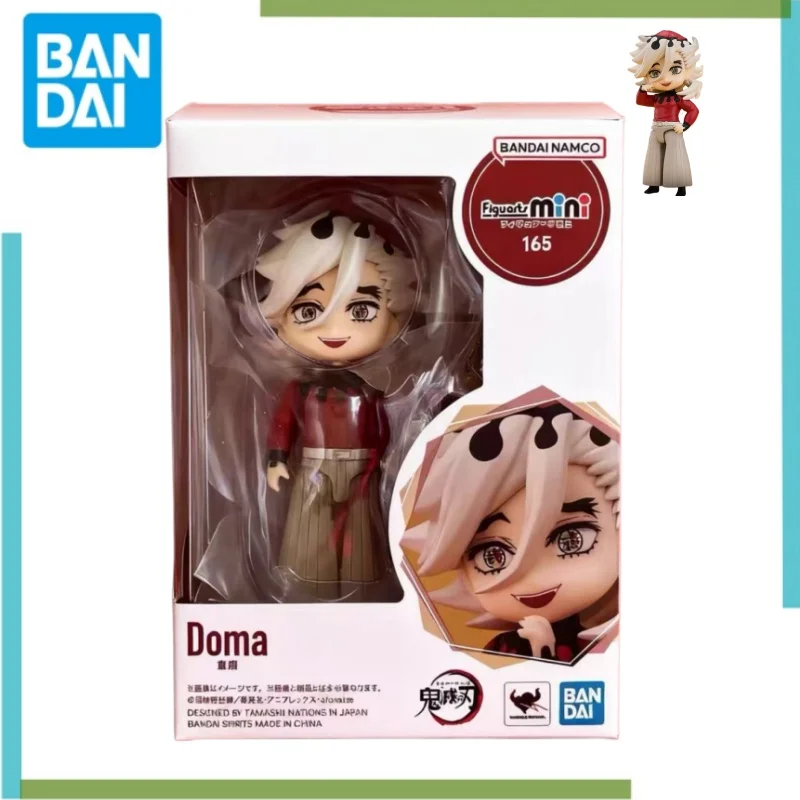 Bandai Original Anime modelo figura de acción Demon Slayer: Kimetsu no Yaiba Figuarts mini 165 Doma juguetes para niños regalo de Navidad