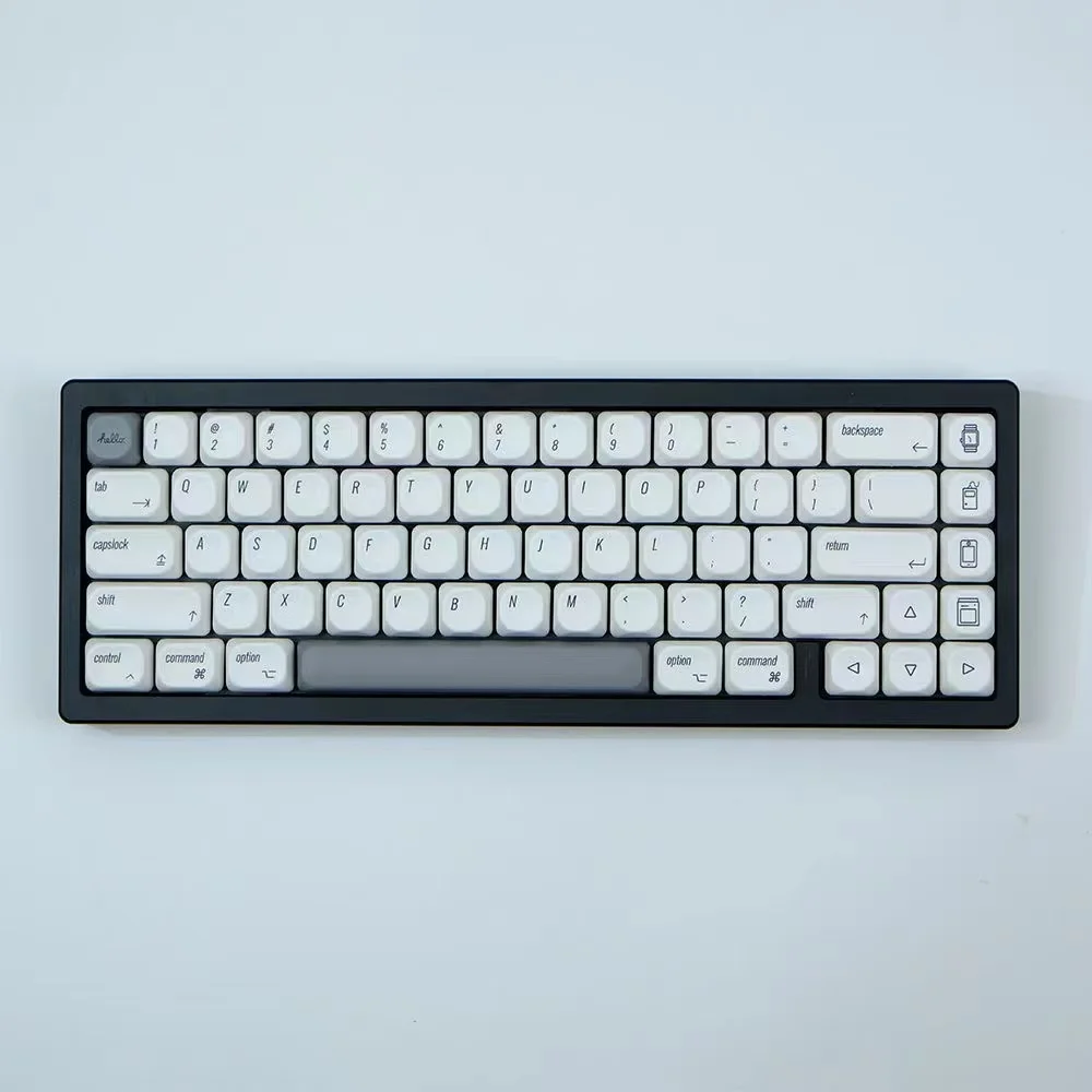 1 Set MAC Keycap KOA Profile PBT Dye Sublimation Similar MOA Keycap For Keyboard Keychron Q2 K2 Anne GH60 GK64 Poker 96