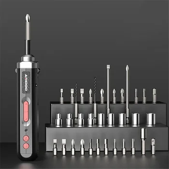 75pcs precision electric new screwdriver set multi-function electric measuring pen flashlight fast charging repair power tool