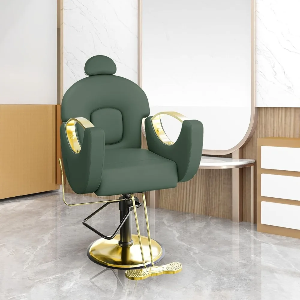 Salon Chair for Hair Stylist Hydraulic Barber Chair Hairdressing Beauty Spa