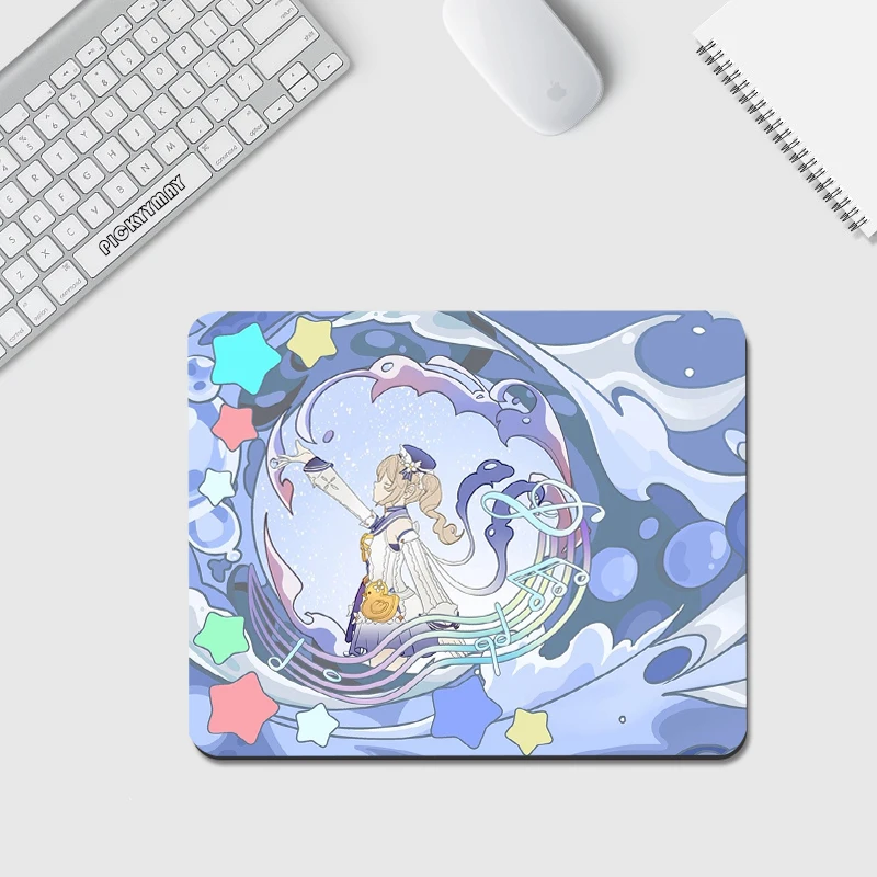 

Genshin Impact Small Mouse Pad High Quality XS Mousepad Design Rubber Mouse Mat Little Best Desk Mat 18x22cm Desk Pad Office