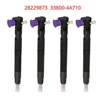 4PCS 28229873 33800-4A710 New Diesel Fuel Injector For Hyundai Grand Starex H1 Kia Bongo 3 2.5 CRDi WGT EURO 5