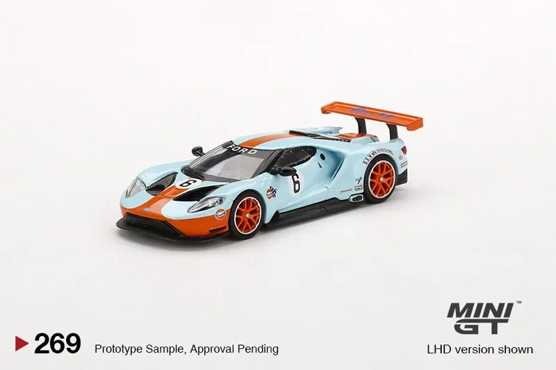 TSM-MODELLEN MINIGT 1:64 # 269 Ford GT Gulf Diecast Model Raceauto Kinderspeelgoed Cadeau