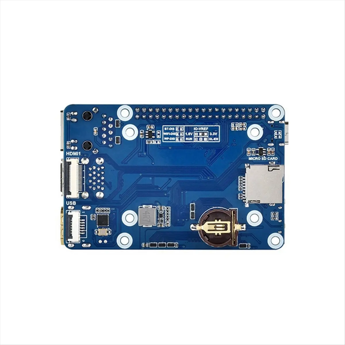 Welcome Deal-Mini Base Board for Compute Module5 JST- FAN USB -Compatible RJ45 Gigabit Ethernet M.2 Slot for CM5