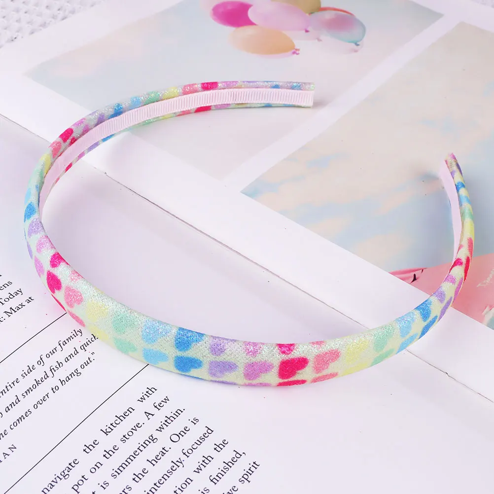 

6 Pcs Colored Headb s Glitter Sequins Hair Hoops Party Accessories Outdoor Holiday Women Girls Carnival Costumes Celebration