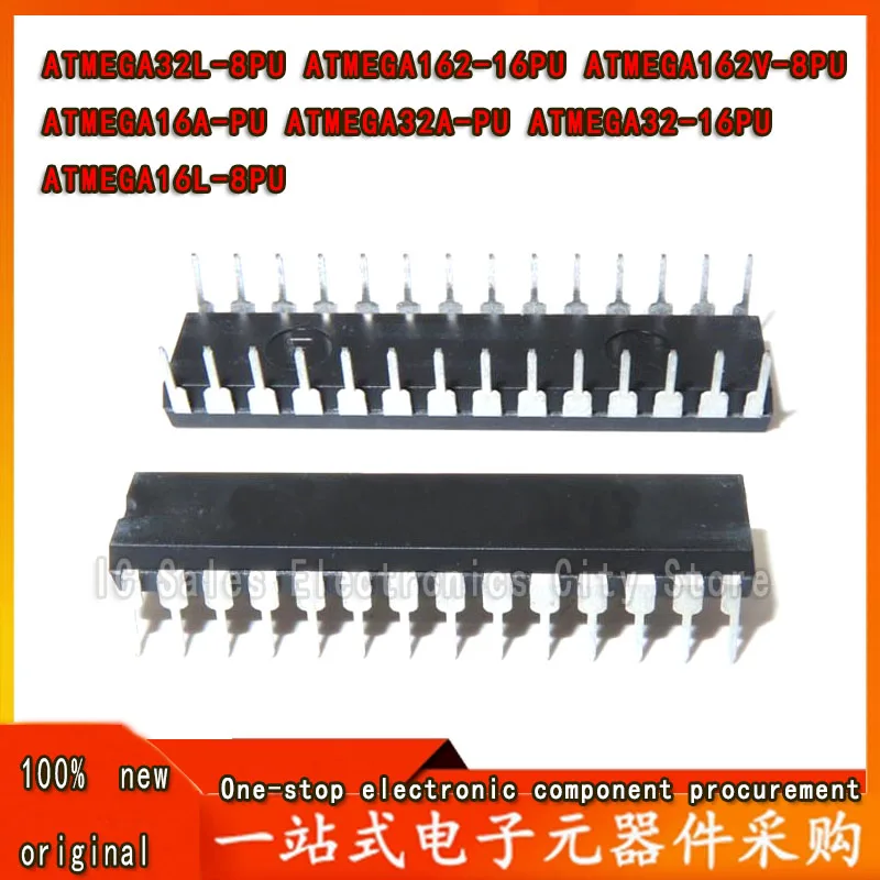 1Pcs ATMEGA16A-PU ATMEGA16L-8PU ATMEGA32-16PU ATMEGA32A-PU ATMEGA32L-8PU ATMEGA162-16PU ATMEGA162V-8PU DIP-40