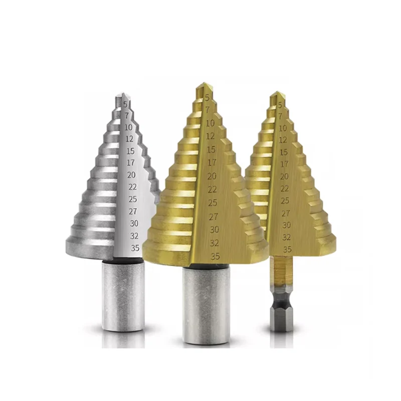 

Step drill 5-35mm series step drill multi-purpose drill bit, pagoda drill bit, hole expanding drill, hole opener