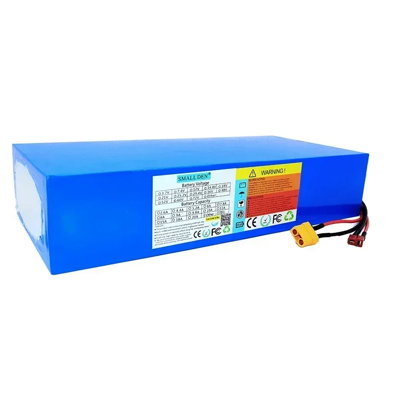 حزمة بطارية ليثيوم 21700 72 فولت 50AH 20S10P جديدة، محرك مدمج 50 BMS3500W، بطارية قابلة لإعادة الشحن عالية الطاقة + شاحن 84 فولت 2A 3A 5A