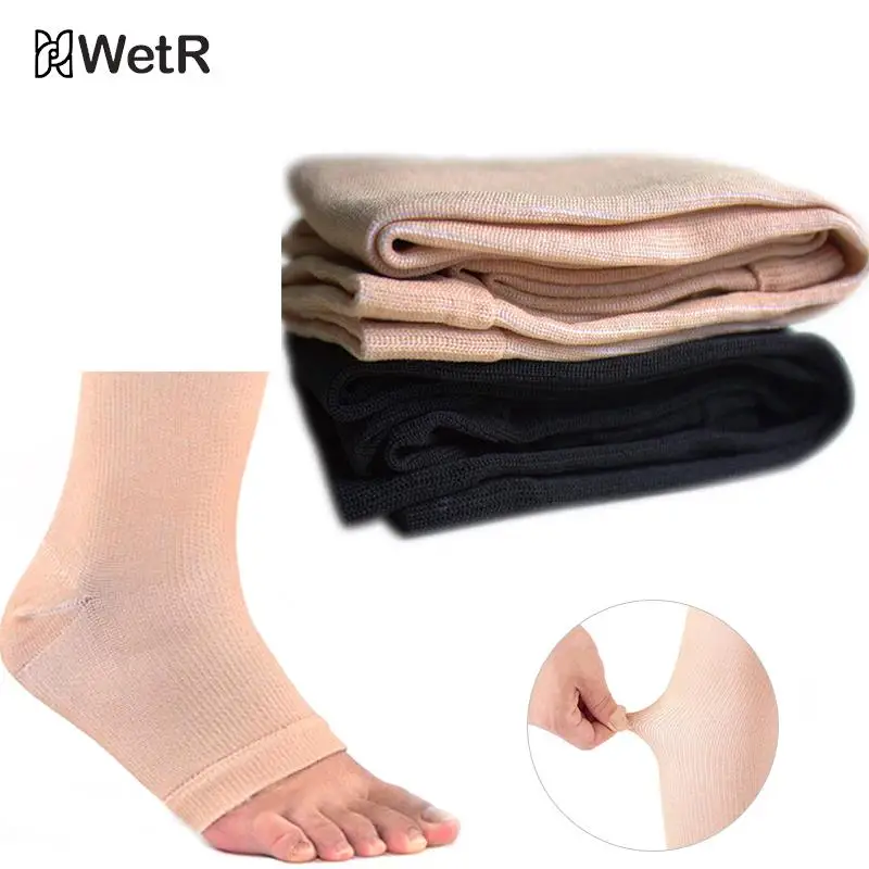 1pair Elastic Knee High Stockings Calf Compression Stockings Varicose Veins Treat Shaping Graduated Pressure Medical Slim Socks