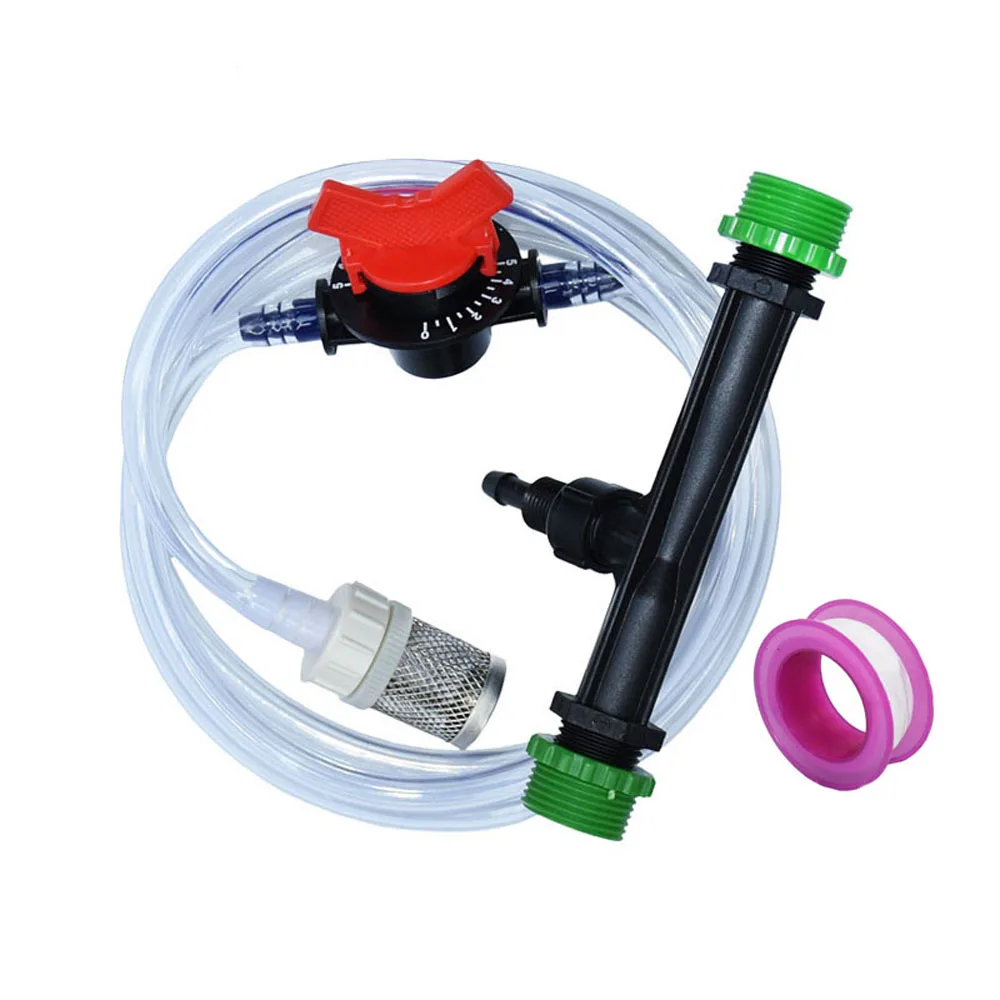 Venturi Fertilizer Injector 1/2 3/4 Irrigation Venturi System Automatic Fertilizer Kit For Agriculture Greenhouse 1Set