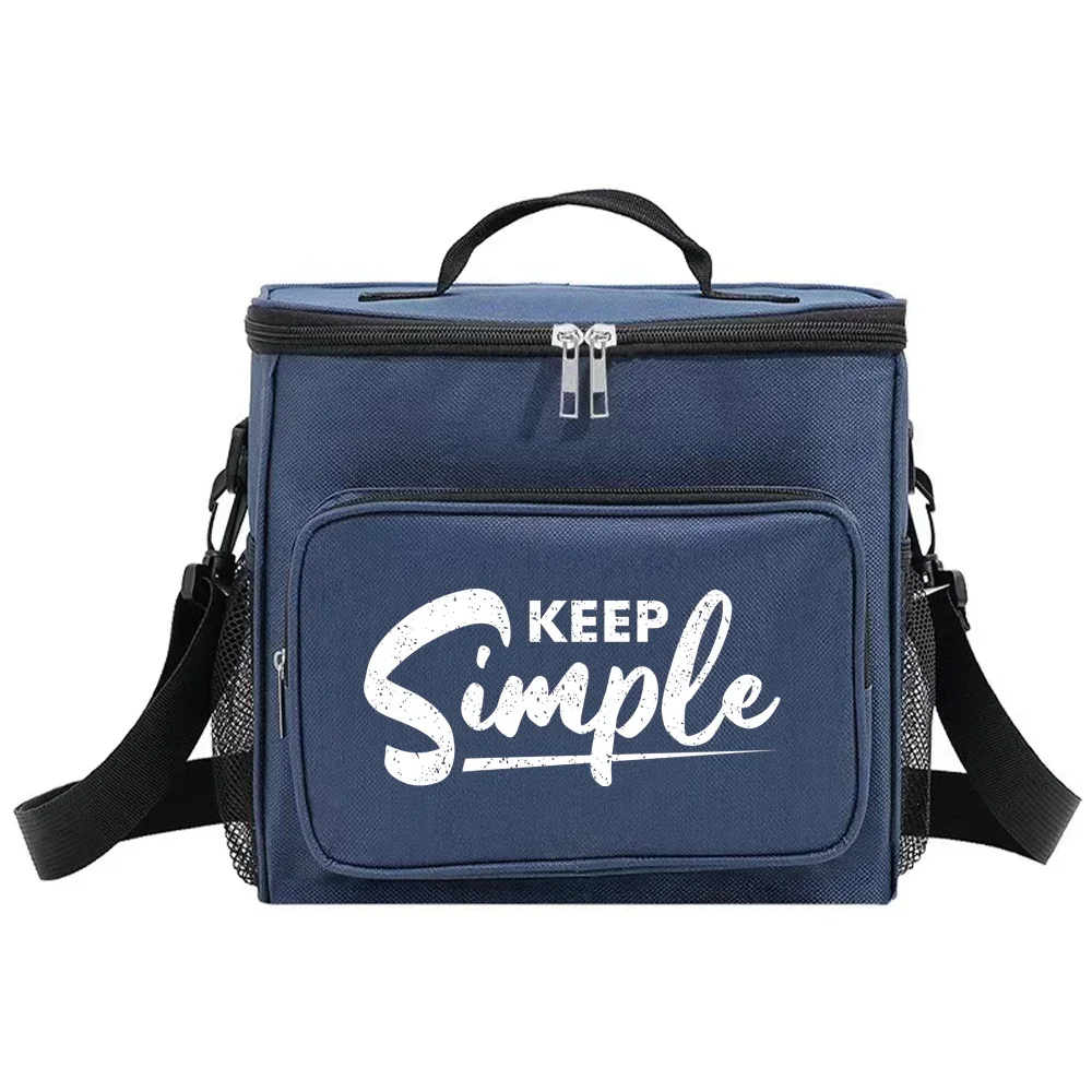 Lunch Bags LunchBox Insulated Thermal Handbag Waterproof Camping Organizer Case Cooler Food Storage Boxes New Phrase Series