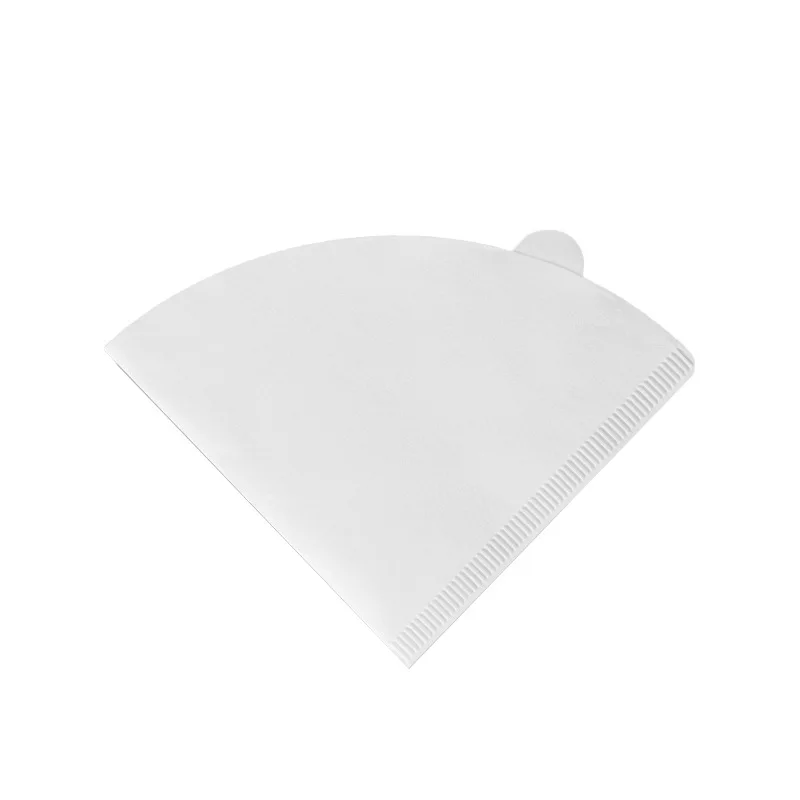 40/100pcs V-shaped Coffee Filter Paper Natural Bamboo Fiber Disposable 1-4 Pieces of Hand Brewed Portable Coffee Pot Filter