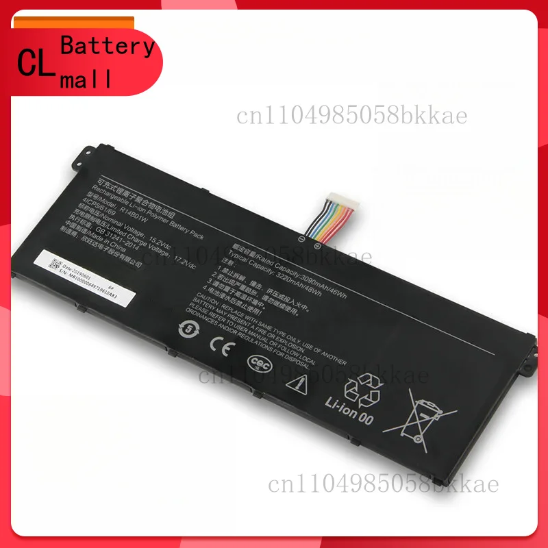 

Новый аккумулятор для ноутбука Xiaomi RedmiBook 14 XMA1901-AG XMA1901-AA R14B01W 3220 мАч