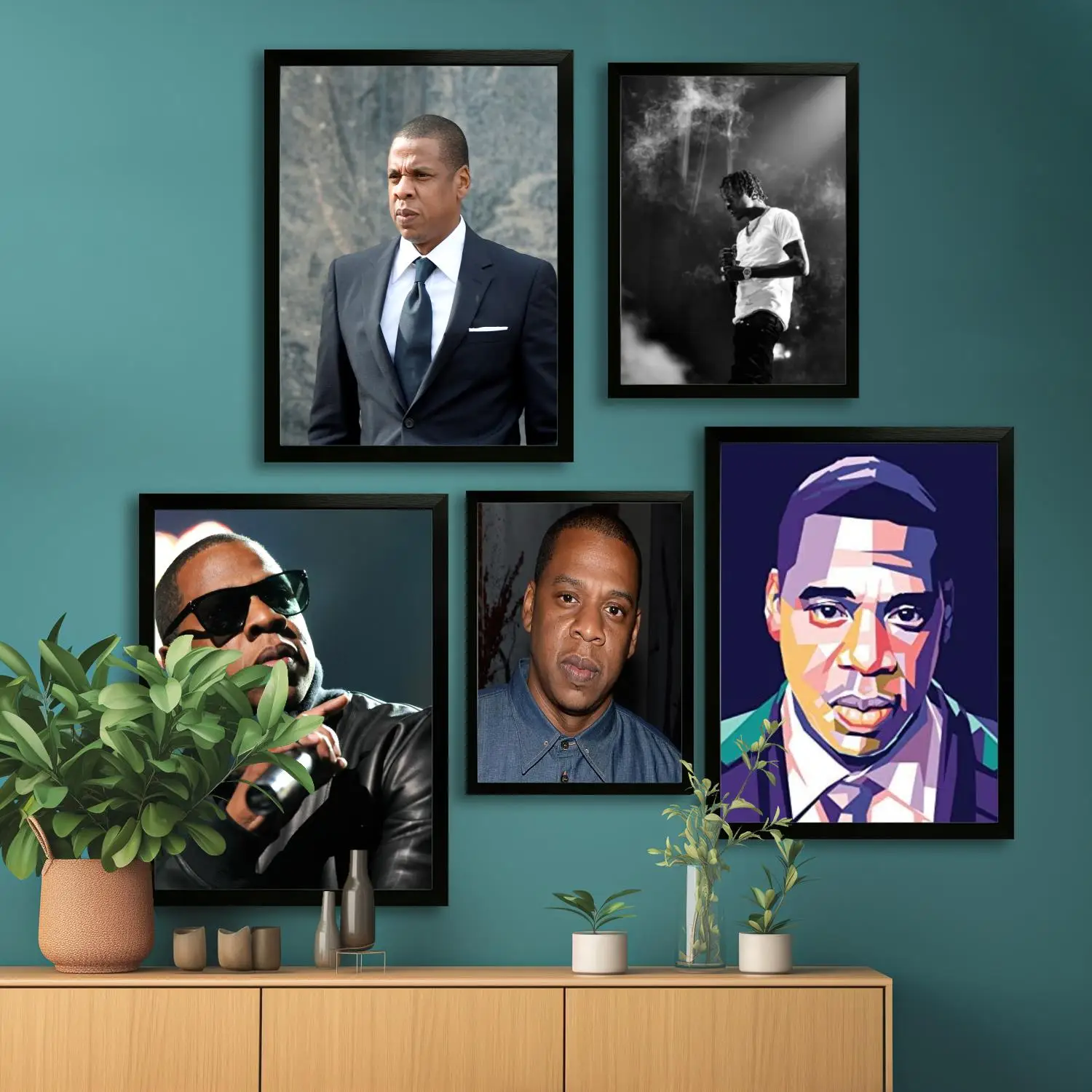 Jay-Z Canvas Art Poster and Wall Art, Picture Print, Modern Family Bedroom Decor,Decorative painting