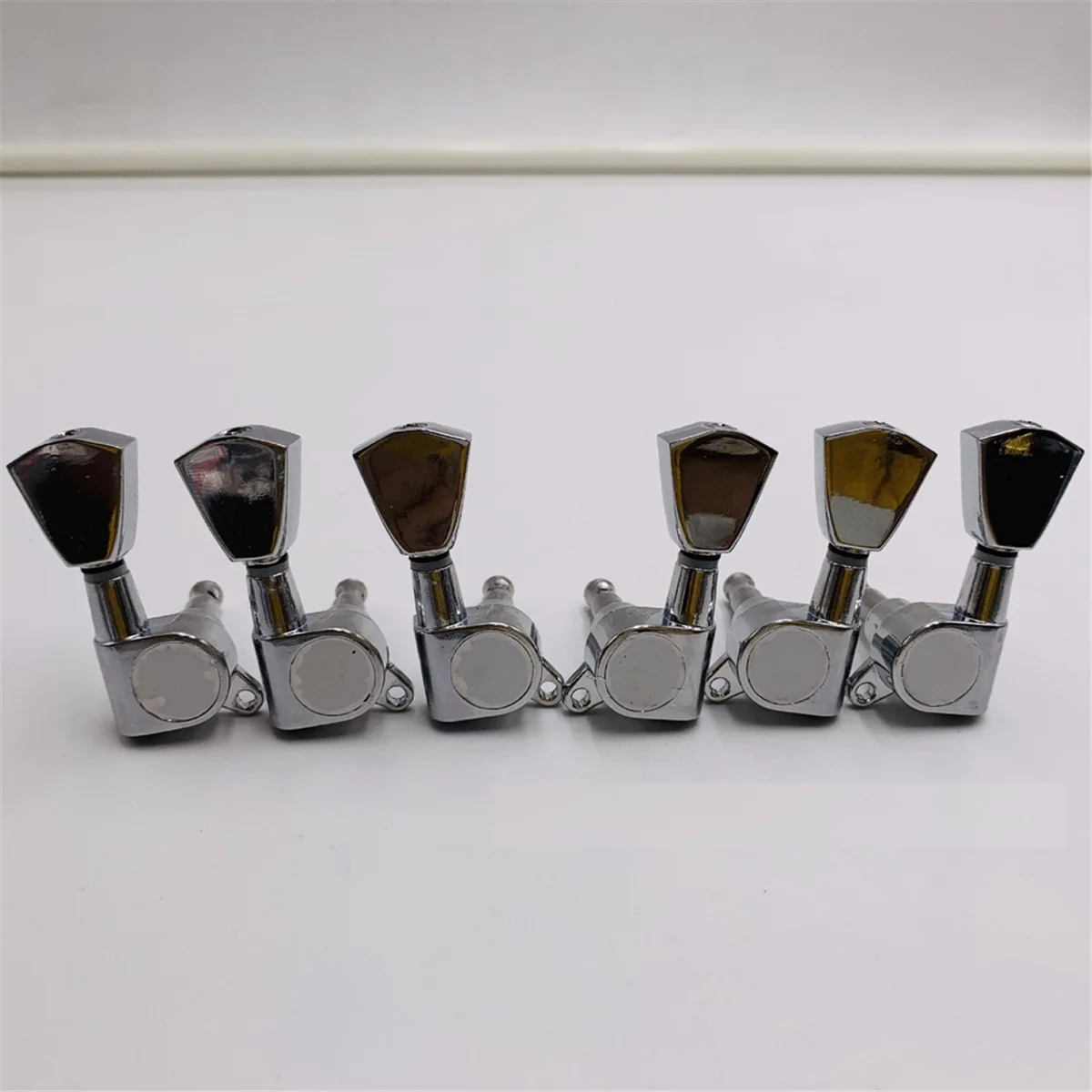 ABMO-Afinador de cuerdas de guitarra, máquina afinadora de uñas, perilla de guitarra