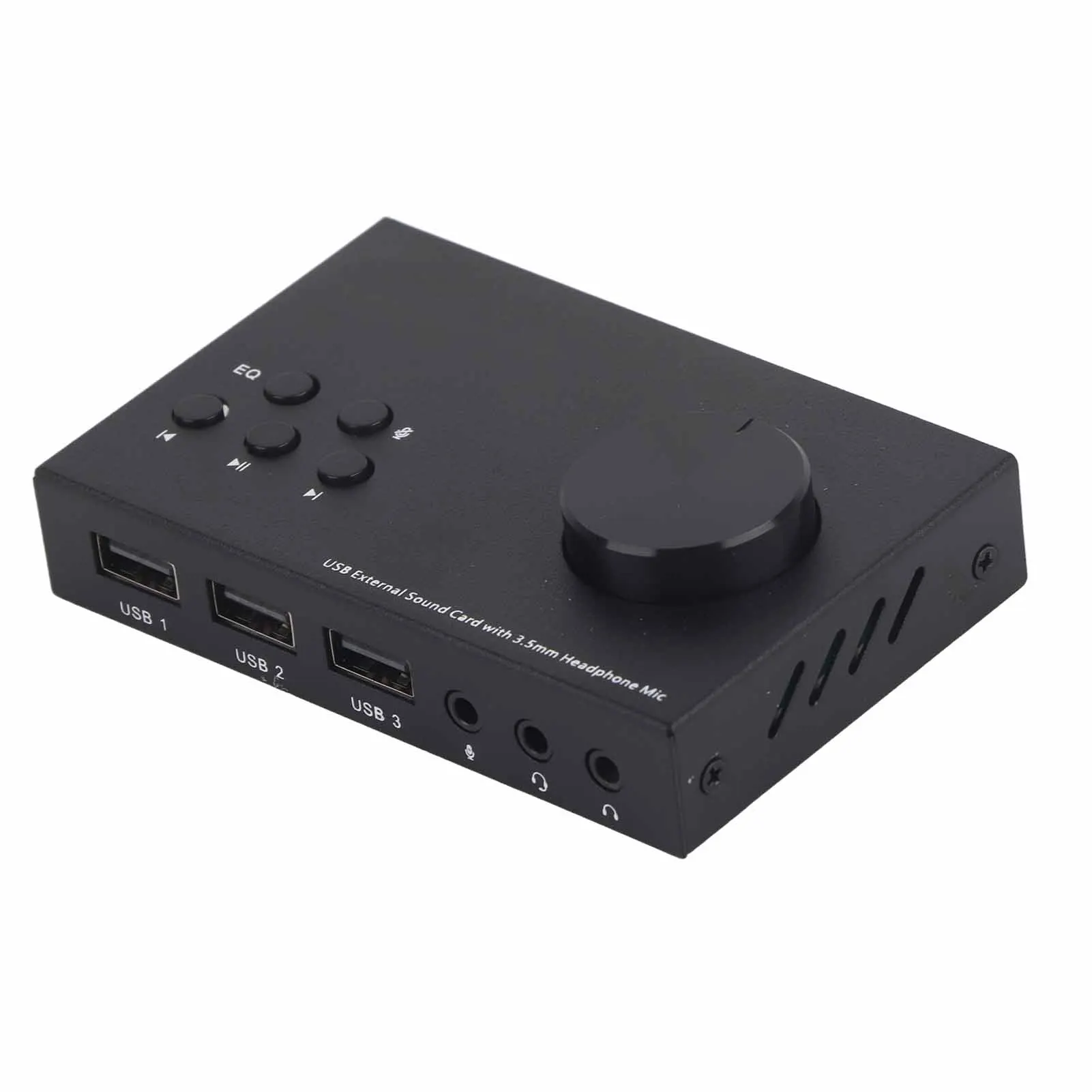 Adaptateur Audio USB, carte son externe USB, Interface stéréo 3.5mm, conception multimode, Conversion sonore Multiple EQ