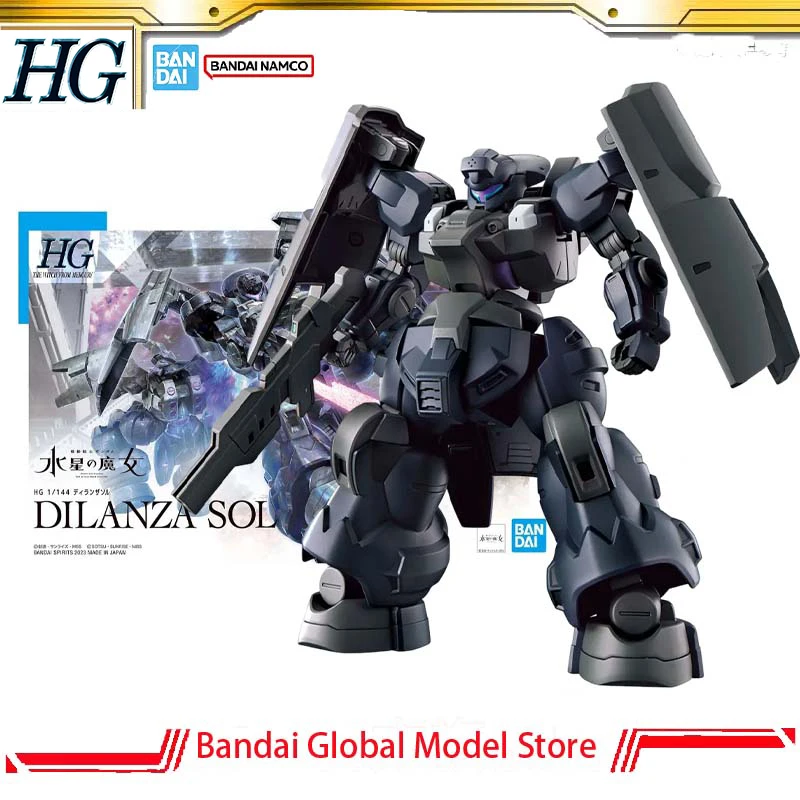 Bandai Gunpla Genuine Model Kit HG 1/144 Dilanza Sol‌ Anime Action Figure Assembly Model Collection Model Toys Christmas Gifts