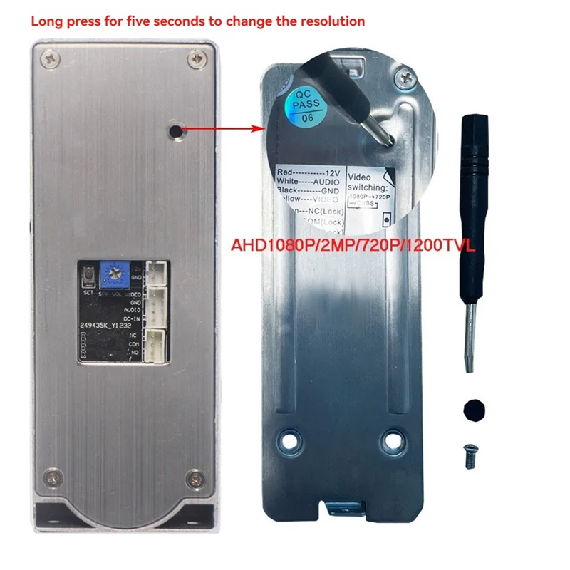 A003 TUYA Wifi Video Doorbell Intercom System With 10Inch Touch Monitor Security Protection For Villa Home EU Plug