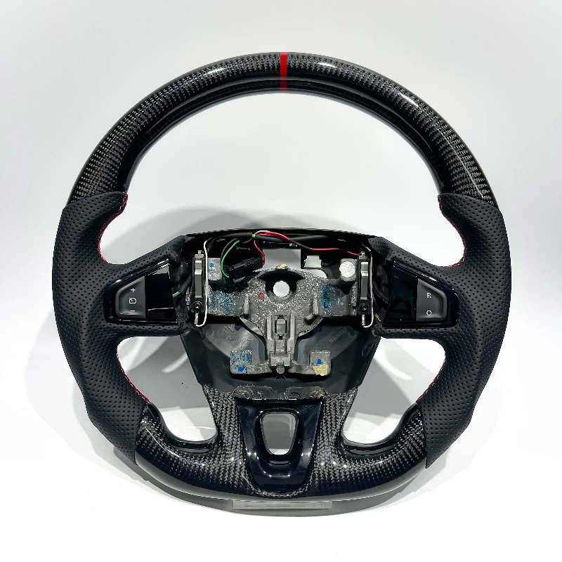 

Carbon Bos for Megane 3 Renault Steering Wheel with Black Carbon Fiber for Meganne 3 Renault Car Steering Wheel Cool New Design
