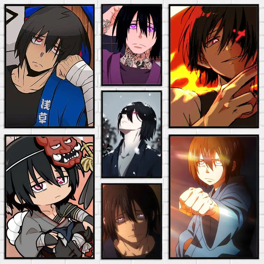 F-Fire Force S-Shinmon Benimaru  Poster Versatile HD Waterproof Wall Art Self-Adhesive Decor for Any Space Ideal Gift