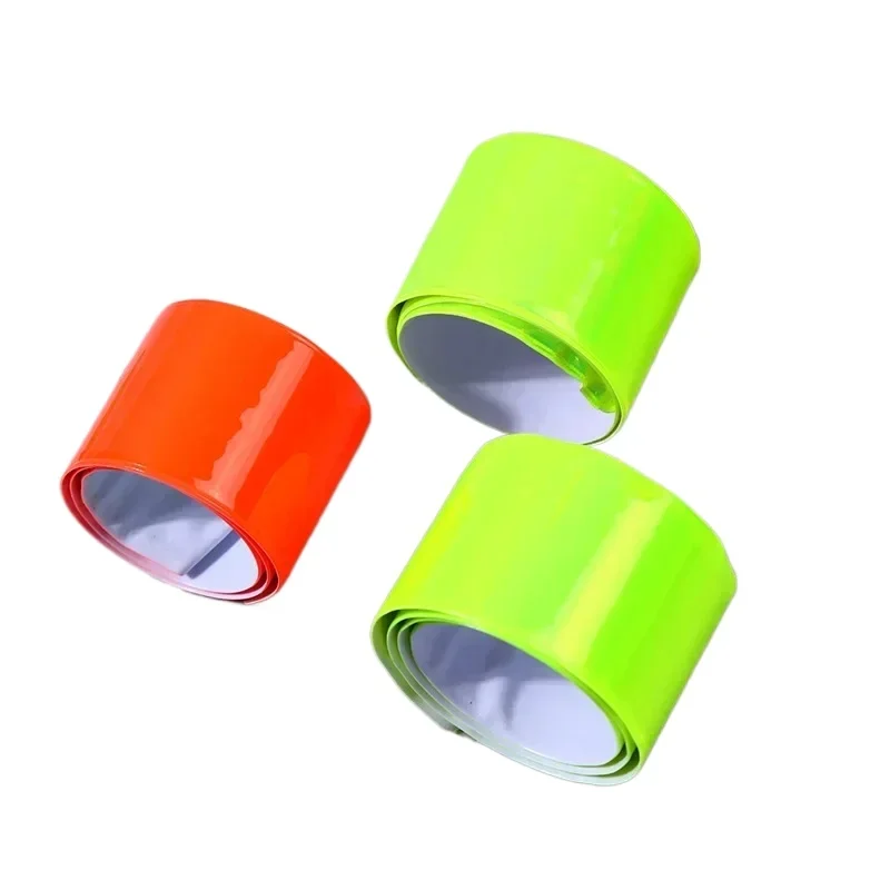 1pc Reflective Wrist Band Glow Tape for Wrist Arm Ankle Leg Safety Warning Reflective Wristband Night Sports Fluorescent Circle