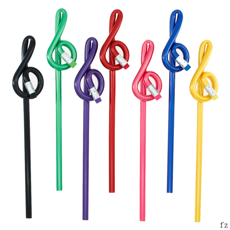 

50Pcs Music Pencils Musical Note Pencils Treble Clef Pencils with Eraser For Artists Students Home Office School Supplies