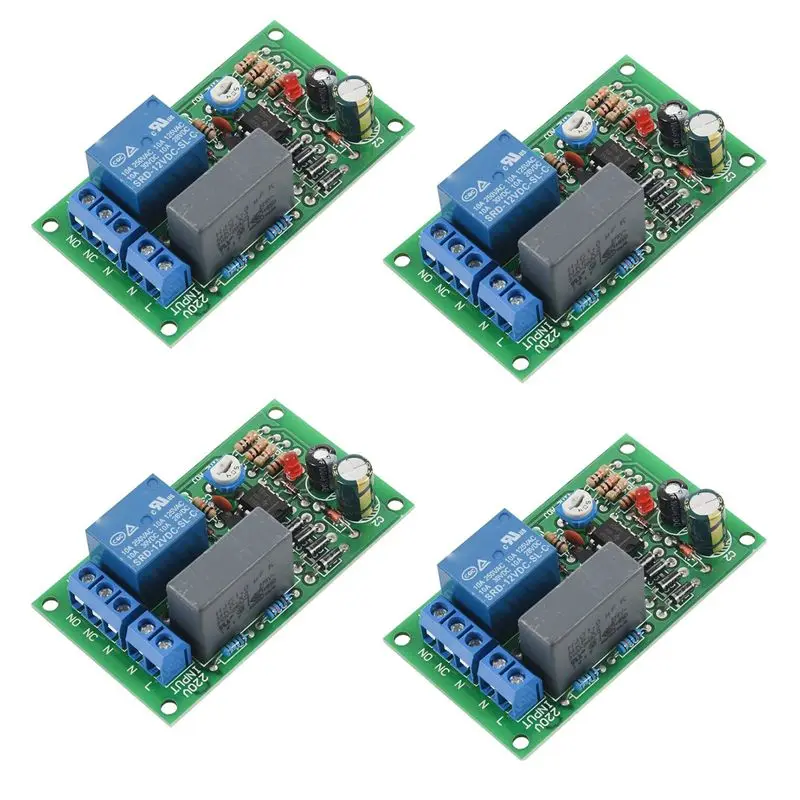 Superior-4X 220V Relay Board, Power On, Time Delay, Circuit Module, Corridor Switch, Stair Light, D1B5